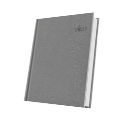 AGENDA DATATA A5 352PAG PREMIUM DELUXE GARGANO COPERTA PIELE SINTETICA GRI 2027