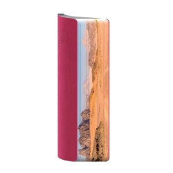 AGENDA DATATA A5 352PAG PREMIUM DELUXE LORETO COPERTA PIELE SINTETICA MAGENTA 2026
