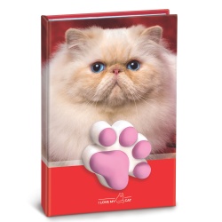 Agenda nedatata cu pisicute squishy pe coperta, 80 de pagini albe, 10 x 15 cm (12 buc/display) - Img 5