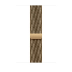 AW BAND 46MM MILANESE RADIANT GOLD M/L