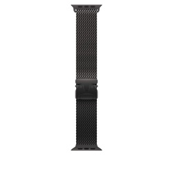 AW BAND 49MM TITANIUM MILANESE BLACK M