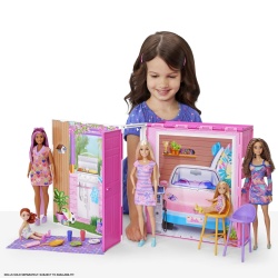 BARBIE CASA DE PAPUSI BARBIE CU 4 ZONE PLIABILA - Img 3