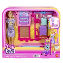 BARBIE FAMILY AND FRIENDS SET BAGAJE LA AEROPORT