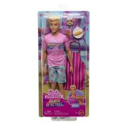 BARBIE MYSTERIES DETECTIVI PE PLAJA PAPUSA KEN CU ACCESORII - Img 1