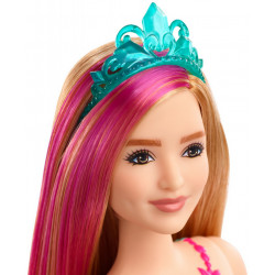 Barbie papusa printesa dreamtopia cu coronita albastra - Img 5