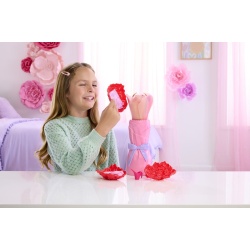 BARBIE PETAL POP SET PAPUSA BARBIE TRANDAFIR ROSU SI ACCESORII - Img 5