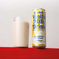 Barebells Vanilla Milk Drink High-protein, Low-sugar, With Vanilla Flavor, Bautura Proteica Cu Aroma De Vanilie, 325 Ml - Img 3