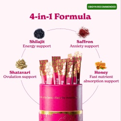 Better Alt She-lajit Honey Sticks, Pliculete De Shilajit Din Himalaya Si Extract De Shatavari Cu Aroma De Capsuni, 30 Pliculete - Img 5