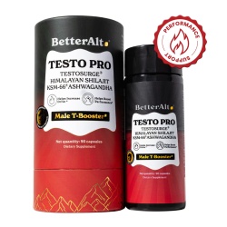 Better Alt Testo Pro, Formula Cu Shilajit Si Ashwagandha Pentru Stimularea Productiei De Testosteron, 90 Cps - Img 2