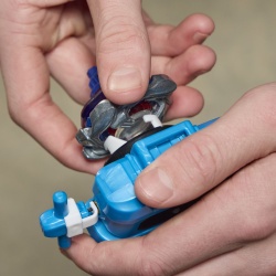 BEYBLADE X LET IT RIP SET LANSATOR SI ROATA COBALT DRAGOON 2-60C - Img 7