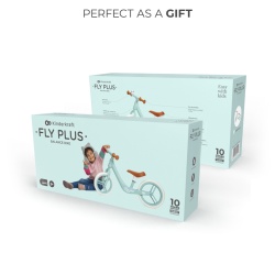 BICICLETA DE ECHILIBRU KINDERKRAFT FLY PLUS, BABY BLUE - Img 10