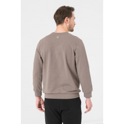 Bluza coton casual barbati taupe-l - Img 3