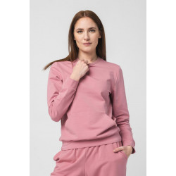 Bluza coton casual femei pink-l - Img 1