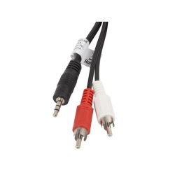 Cablu audio LANBERG 5 m – Jack-RCA