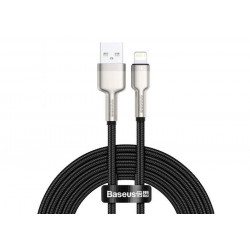 Cablu Baseus Cafule Lightning, 2m, negru - Img 1