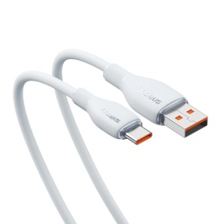 Cablu Baseus Pudding 100W, 1.2m, alb - Img 4