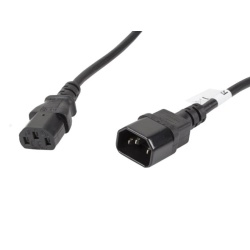 Cablu IEC 320 C13 C14 5 m VDE negru