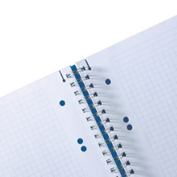 Caiet Herlitz EOTG, A5, cu elastic, 80 file, albastru - Img 2