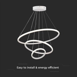 CANDELABRU LED 32W 3000K 60X40X100CM - ALB - Img 4