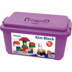 Caramizi de construit Kim Blocks, 85 piese 2 ani+ - Img 3