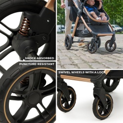 CARUCIOR KINDERKRAFT ESME, 3 IN 1, PURE BLACK - Img 4