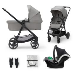 CARUCIOR KINDERKRAFT NEWLY, 3 IN 1, LIGHT GREY - Img 4