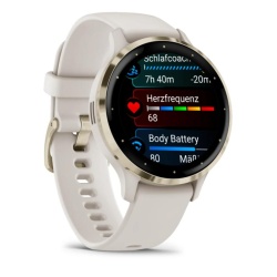 Ceas Garmin Venu 3S, Ivory/ Soft Gold - Img 9