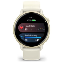 Ceas Garmin vívoactive 6 Bone/Lunar Gold - Img 21