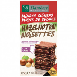 Ciocolata cu lapte si alune de padure Damhert fara zahar cu maltitol 85g