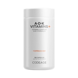 Codage Adk Vitamin Supplement, Formula Pentru O Piele Sanatoasa, Oase Puternice Si Sistem Imunitar Active, 180 Cps