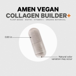 Codeage Amen Vegan Collagen Builder, Colagen Vegan Cu Biotina, Luteina Si Vitamina C, 30 Cps - Img 4