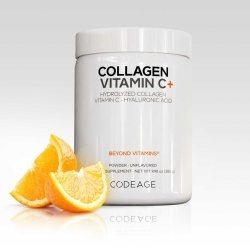 Codeage Collagen Vitamin C+, Colagen Hidrolizat Cu Vitamina C Si Acid Hialuronic, 283 G - Img 9