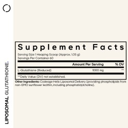 Codeage Liposomal Glutathione, Glutation Lipozomal Pudra 1000 Mg, 63g - Img 10