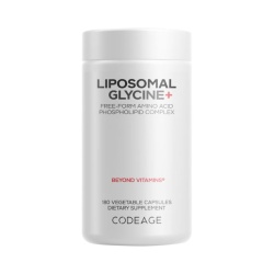 Codeage Liposomal Glycine+, Glicina Lipozomala Pentru Somn, Regenerare Si Sanatate Cognitiva, 180 Cps