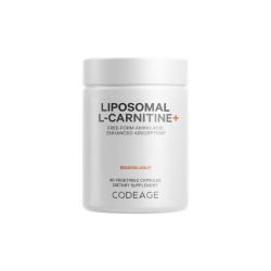 Codeage Liposomal L-carnitine+ , L-carnitina Lipozomala Pentru Energie Celulara Si Suport Metabolic, 90 Cps