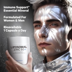 Codeage Liposomal Zinc 50+, Zinc Lipozomal 50+ Complex De Fosfolipide, 100 Cps - Img 6