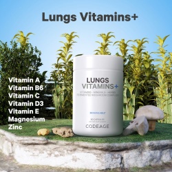 Codeage Lungs Vitamins, Formula Complexa Pentru Imbunatatirea Respiratiei, 90 Cps - Img 5