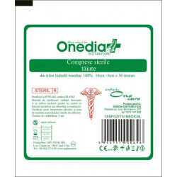COMPRESE STERILE TAIATE 10CM*8CM 50STR.