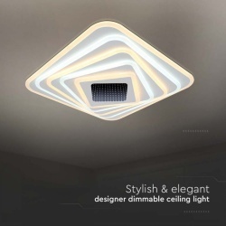 CORP ILUMINAT DECORATIV DIMABIL 150W 3000K + 6000K - ALB - Img 6