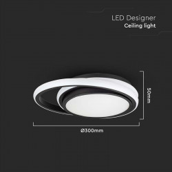 Corp iluminat led 24w 3in1 - negru - Img 3