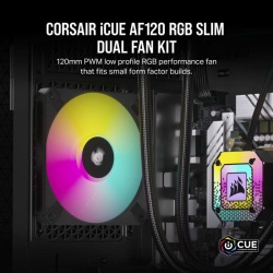 CR COOLER iCUE AF120 RGB SLIM 2x120mm - Img 9