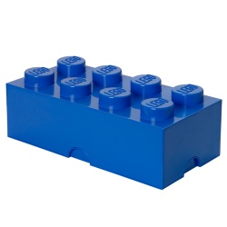 Cutie depozitare LEGO 2x4 albastru inchis - Img 1