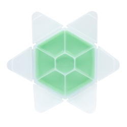 CUTIE SNACK HEXAGON SNACKLE 6 COMPARTMENTE, MELII, MINT - Img 3