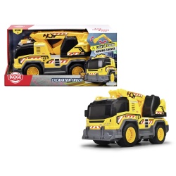 DICKIE CAMION CU EXCAVATOR CU SUNETE SI LUMINI 30CM