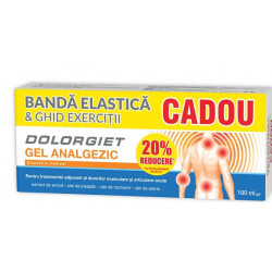 Dolorgiet gel analgezic 100ml -20% promo+banda elast.