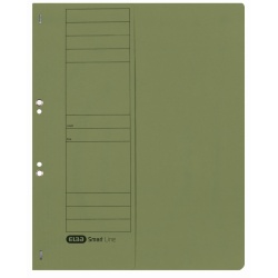 DOSAR CU CAPSE ELBA SMART EYELET A4 1/2, CARTON MANILA 250G/MP, CULOARE VERDE