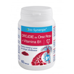 Drojdie de orez rosu +vitamina b1 60cps bio-synergie activ