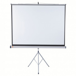 ECRAN proiectie NOBO, manual, format 4 : 3, fixare trepied, 175 x 132 cm, "1902396" - Img 1