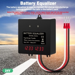 Egalizator alimentare baterii 2 x 12V pentru sisteme fotovoltaice 24V, cu display LCD - Img 4