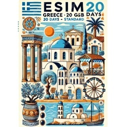 eSIM Greece 20GB 30Days Standard